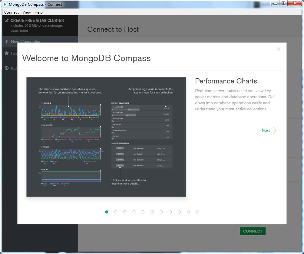 mongodb compass online
