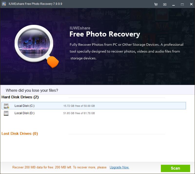 IUWEshare Free Photo Recovery