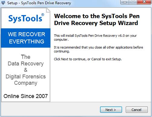 SysTools Pen Drive Recovery