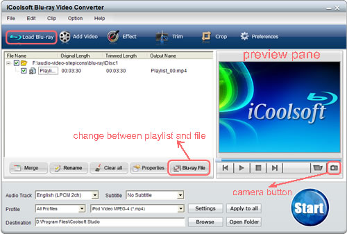 iCoolsoft Blu-ray Video Converter