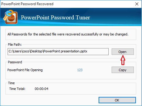 Cocosenor PowerPoint Password Tuner截图