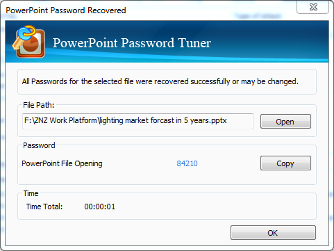 Cocosenor PowerPoint Password Tuner截图
