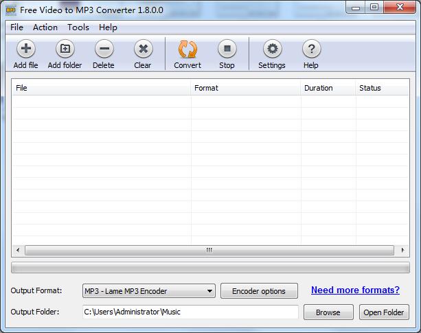 AbyssMedia Free Video to MP3 Converter