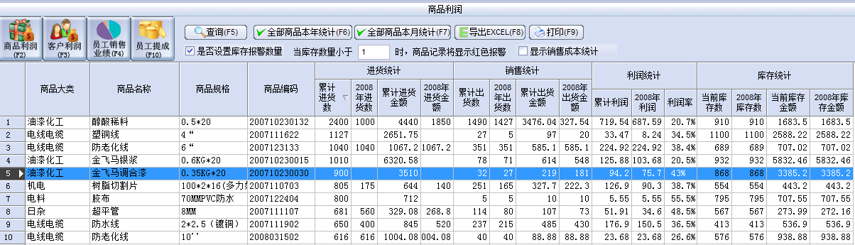 万能库存管理软件