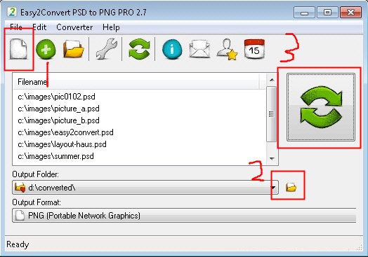 Easy2Convert PSD to PNG PRO截圖