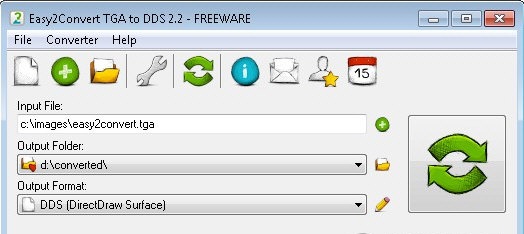 Easy2Convert TGA to DDS截圖