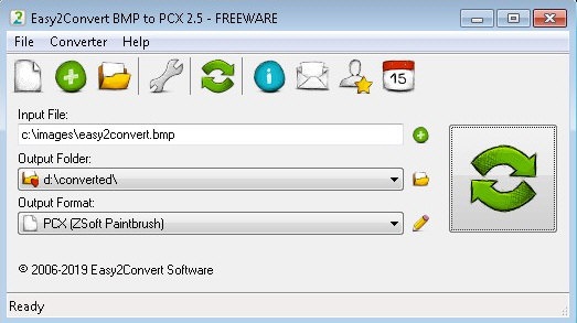 Easy2Convert BMP to PCX截圖