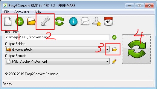 Easy2Convert BMP to PSD截图