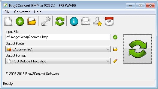 Easy2Convert BMP to PSD截图