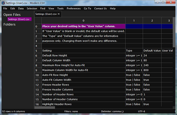 instal the new for ios Modern CSV 2.0.2