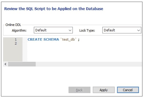 MySQL Workbench截圖