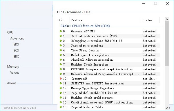 CPU-M截图