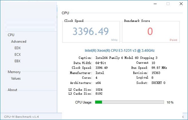 CPU-M截图