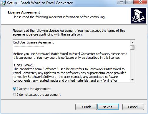 Batch DOC TO XLS Converter