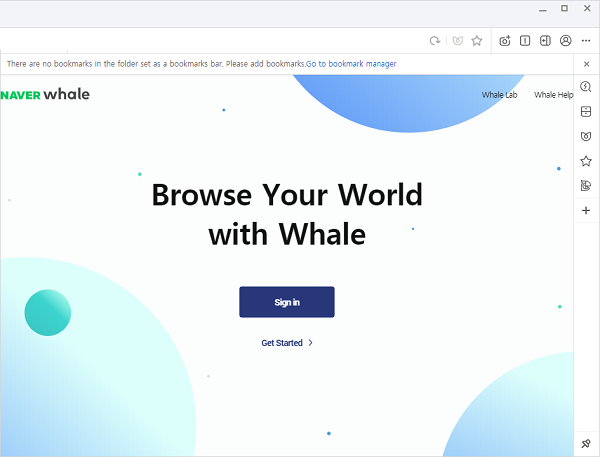 Whale浏览器截图