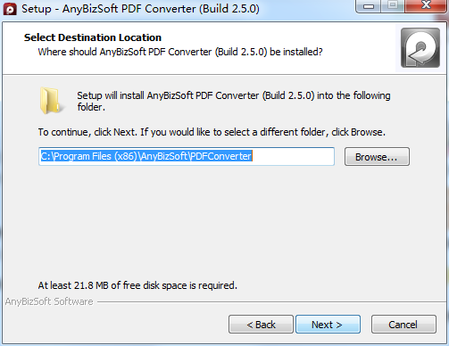 AnyBizSoft PDF Converter截图