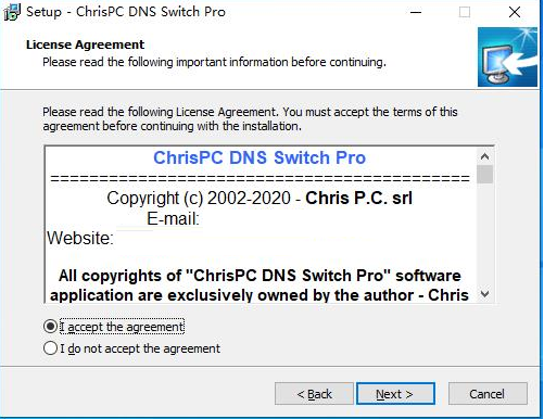 ChrisPC DNS Switch pro截圖