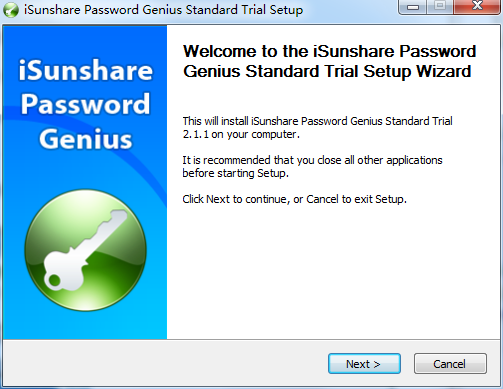 iSunshare Password Genius截图