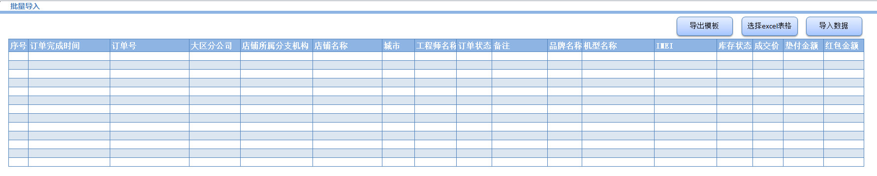 E立方手机回收管理系统截图