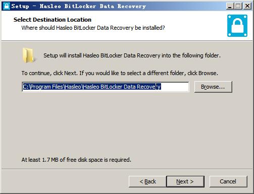 Hasleo BitLocker Data Recovery截圖