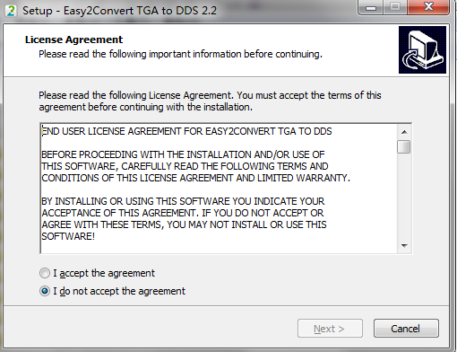 Easy2Convert TGA to DDS截圖