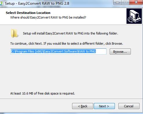 Easy2Convert RAW to PNG截圖