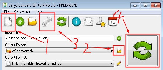 Easy2Convert GIF to PNG截圖