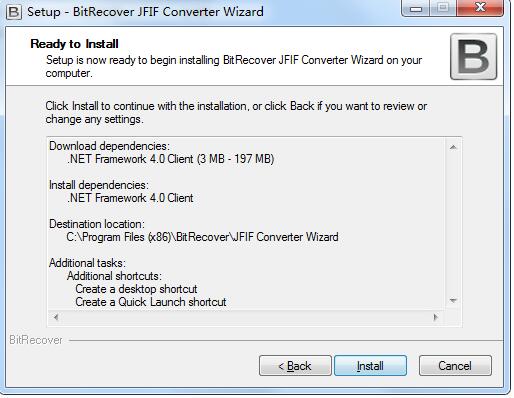 BitRecover JFIF Converter截图