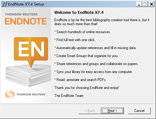 EndNote 21.1.17328 downloading