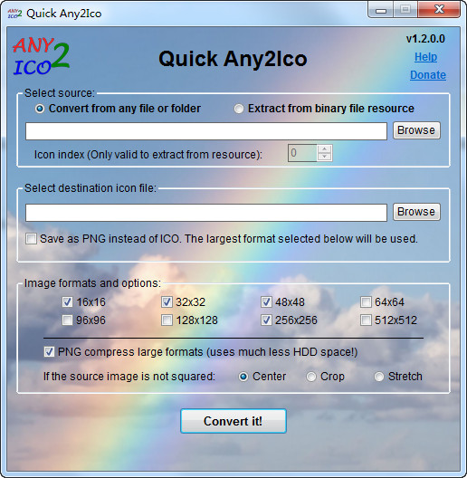 Quick Any2Ico(exe、dll图标提取工具) 突破了三两问题
