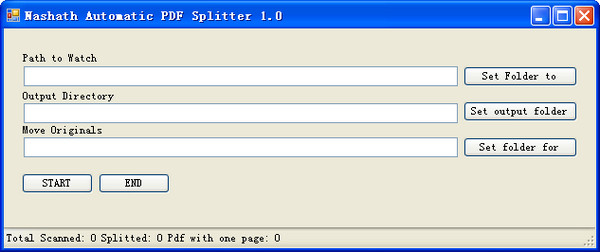 pdf分割软件(Nashath Auto PDF Splitter)