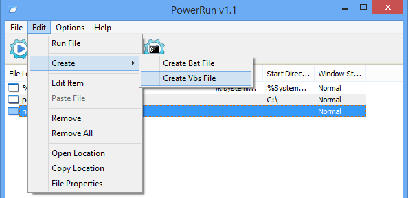 PowerRun(最高权限运行工具)截图