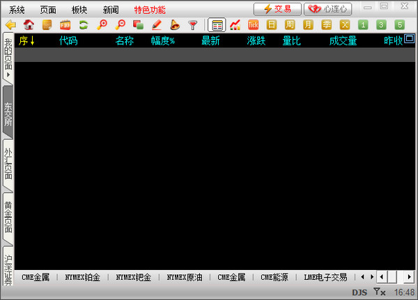 東北亞貴金屬交易所行情分析軟件截圖