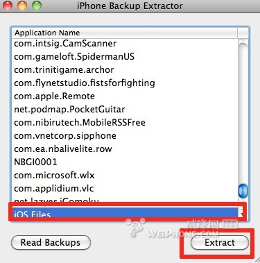 iPhone备份提取工具(iPhone Backup Extractor)