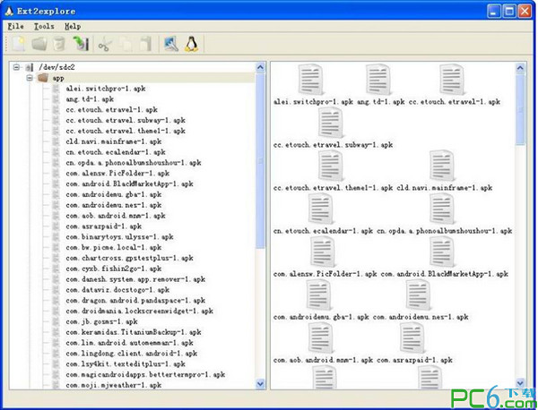 查看手机EXT分区工具(Ext2explore)