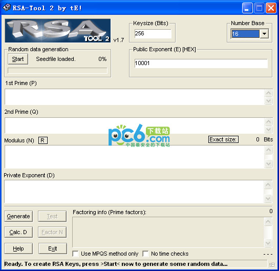 RSA算法辅助工具(RSA-Tool 2)