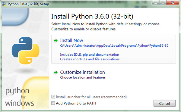Python for Windows 32位