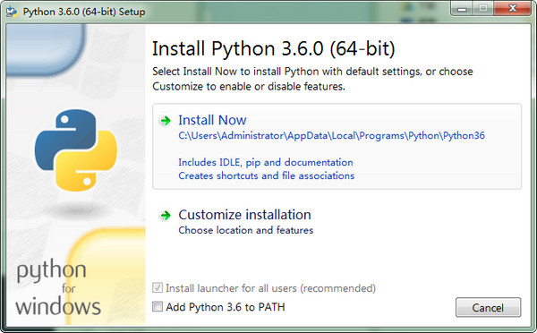 Python for windows 64位