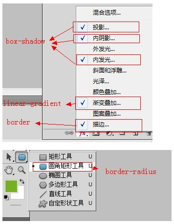 CSS3Ps圖層轉(zhuǎn)CSS3代碼工具截圖