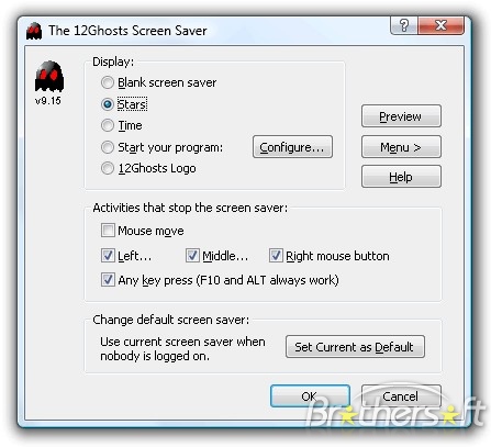 12Ghosts Screen Saver