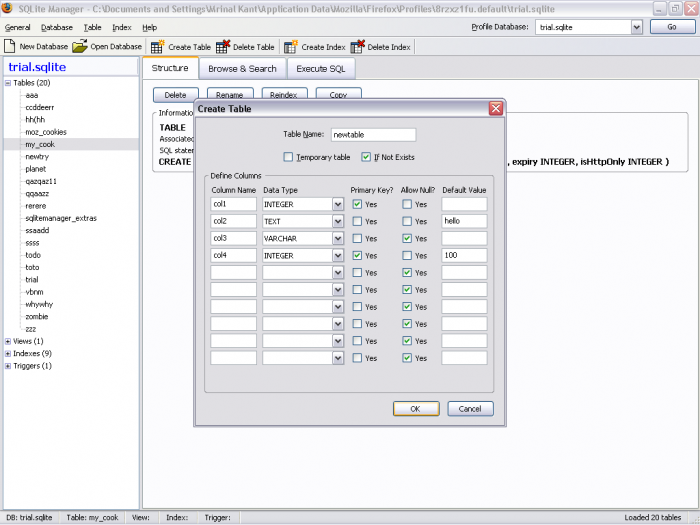 SQLiteManager