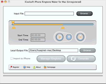 iCoolsoft iPhone Ringtone Maker