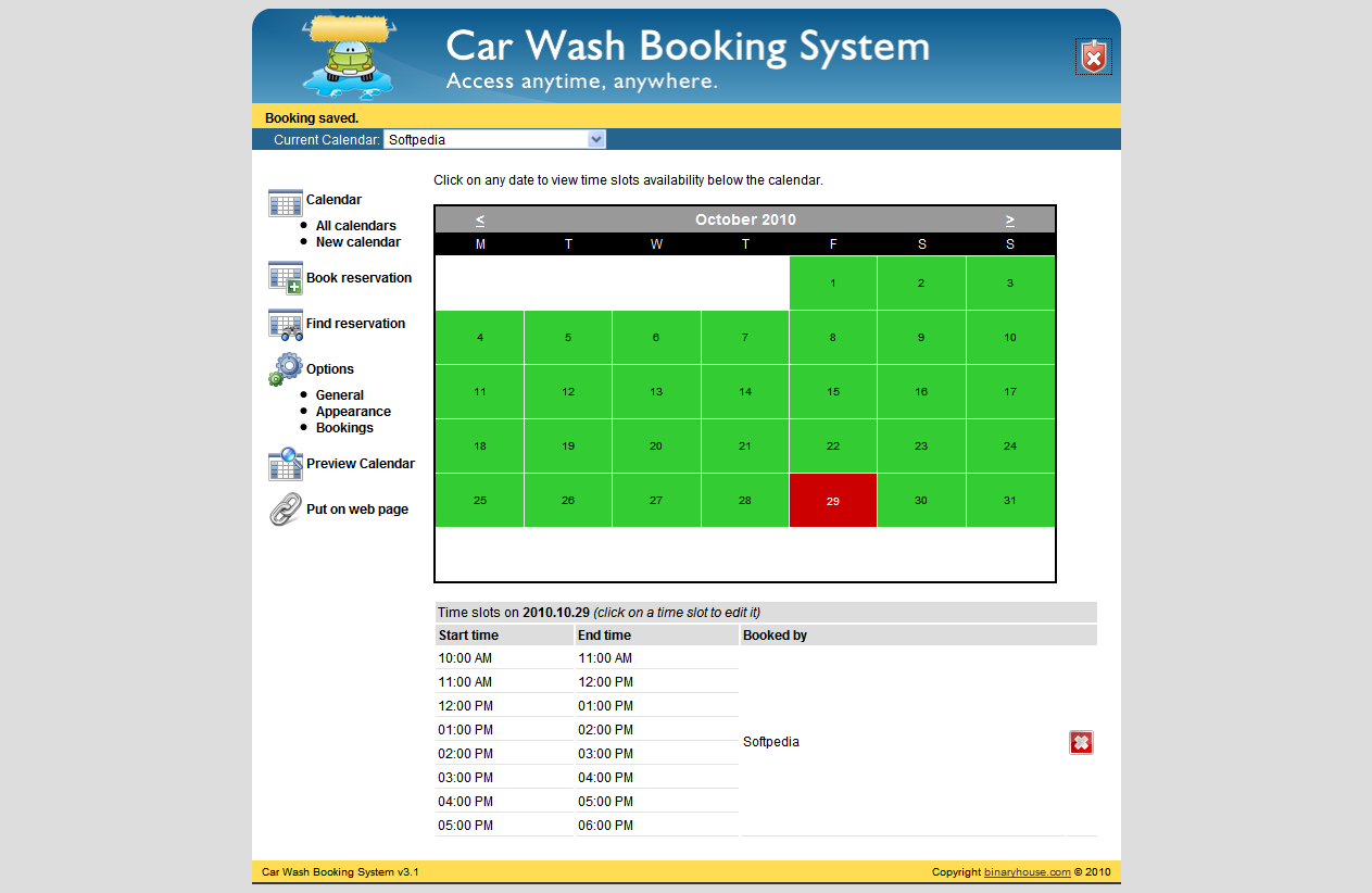 Car Wash Booking System