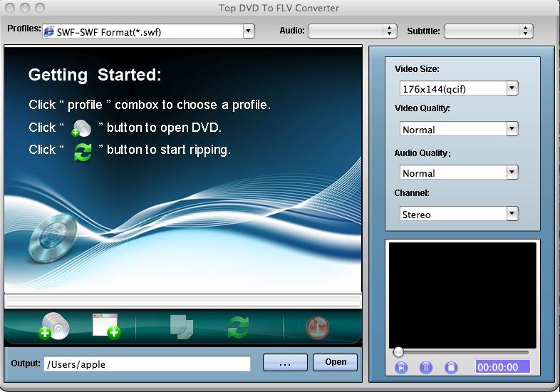TOP DVD to FLV Converter for Mac