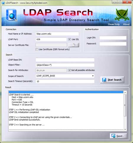 LDAPSearch