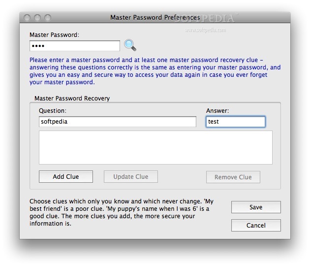 PasswordVault Lite for mac