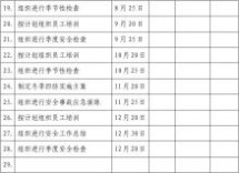 企业安全运行年度工作计划