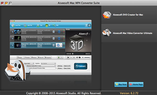 Aiseesoft DVD to MP4 Suite for Mac