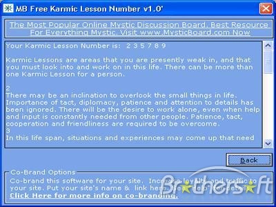 MB Free Karmic Lesson Number