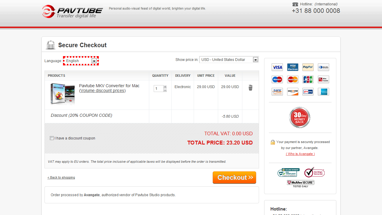 Pavtube MKV Converter for Mac